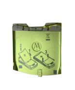Back Door Fits Motorola Razr V3 GSM Battery Cover Lime Green Metallic OEM - €6,87 EUR