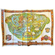 Vintage 1978 DISNEYLAND Park Map Wall Poster Walt Disney Productions Lar... - £55.20 GBP