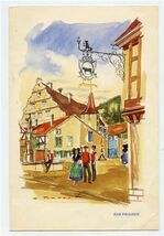 Air France Menu New York to Paris 1964 Boeing Jet Intercontinental  - $23.76