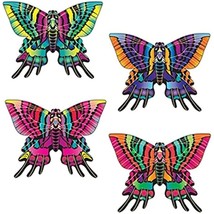 27 Inch Butterfly Shaped Nylon Kites, Set of 12 - Multicolor - $109.90