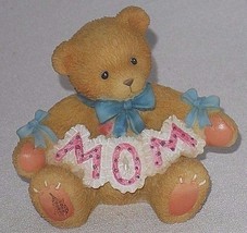 Cherished Teddies Worlds Greatest Mom Mini Figurine in Gift Box #476773 - £15.14 GBP