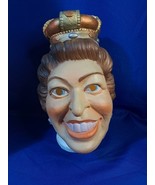 RARE Vintage Cesar Mask Queen Elizabeth 1980s Full Head - $346.49