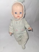 Vintage 8” Vogue Baby Boy Doll Blue Eyes Soft Plastic - £35.05 GBP