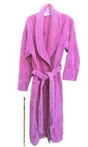 VTG Victorias Secret Pink Terrycloth Robe Ribbed Womens Small USAMade BarbieCore - £62.63 GBP
