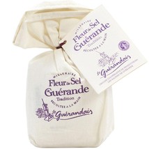 Fleur de Sel Sea Salt from Guerande in a Linen Bag - 12 x .55 lb linen bag - £143.81 GBP