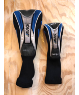 Walter Hagen AWS Golf Club Head Cover Sock Black Blue Silver 3i and 1w -... - $13.99