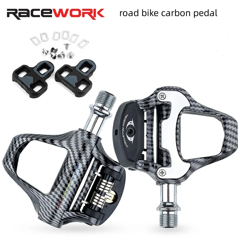 Riding  pedals self-lock pedal road bike with loc plate race work  pedal - £159.67 GBP