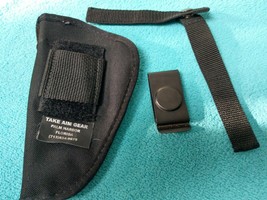 TAG Black Nylon Ambidextrous Holster MADE IN USA for Revolver #1 - £17.30 GBP