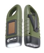 Emblem OD Hand Crank Solar Powered Flashlight, Emergency Rechargeable LE... - $295.94 MXN