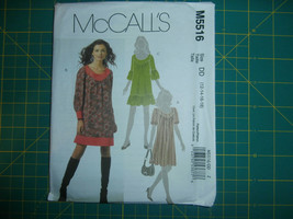 McCall&#39;s 5516 Size 12 14 16 18 Misses&#39; Miss Petite Dresses in Two Lengths - £10.07 GBP