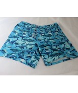 Peter Millar Crown Men Swim Trunks Suit XL Sharks NWT - $97.04 CAD