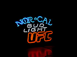 New BUD LIGHT UFC Norcal enjoy Beer Neon Light Sign 16&quot;x 14&quot; [High Quality] - £110.76 GBP