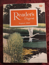 Readers Digest August 1963 Cigarettes Erle Stanley Gardner Jean Auguste Renoir   - £6.49 GBP