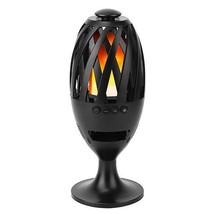 [Pack of 2] LED Flame Speakers Torch Wireless Speaker Waterproof Stereo Bass ... - £50.13 GBP