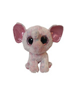 TY Beanie Boos Ellie the Elephant Pink Plush Glittery Eyes Stuffed anima... - $3.85