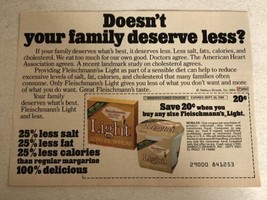 1985 Fleischmann’s Light Corn Oil Spread Coupon Vintage Print Ad pa11 - $7.91