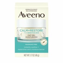 Aveeno Calm + Restore Oat Gel Face Moisturizer for Sensitive Skin, 1.7 o... - $49.49