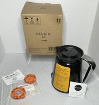 KEURIG 2.0 32oz/1qt Thermal Carafe Black Silver Handle Coffee Pot Server Unused - £14.10 GBP