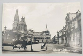 VTG EKC 1940&#39;s RPPC Cathedral at Palacio de Gobierno Guadalajara Mexico Postcard - £7.57 GBP