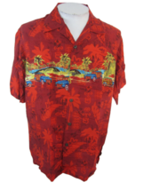 Pineapple Connection vintage Men Hawaiian ALOHA shirt p2p 24.5 M camp luau - £20.72 GBP