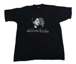 VTG 90&#39;s Maria Callas Master Class Shirt Black Sz XL Opera Soprano Singl... - $83.97