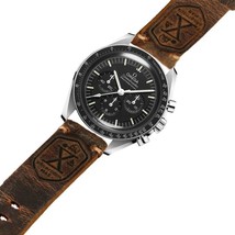 Premium Thick Italian Leather Watch Strap 20mm for Omega Speedmaster Seamaster - £20.80 GBP
