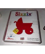 Sizzix Originals Large Red Die Cut Baby Carriage 38-0264 - $8.13 CAD