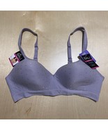 Beauty by Bali 38B Foam Wirefree Comfort Bra No Slip Purple Quartz Dot B540 - £14.94 GBP