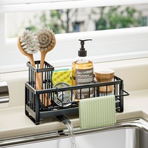 Sponge Holder For Kitchen Sink - Self-Draining Sink Caddy With Brush Hol... - $32.99