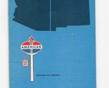 American Oil Company Arizona New Mexico Road Map 1970 - £10.85 GBP