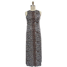 VTg Retro 60s Vanity Fair All Nylon Animal Leopard Print Maxi Nightgown ... - $124.26 CAD