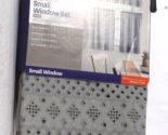 Better Homes &amp; Gardens Silver Small Window Valance &amp; 2 Tiers Set 60&quot; X 36&quot; - $22.99