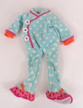 Lalaloopsy Doll Fashion (B) Blue Polka Dot Footed Pajamas - For All Dolls - $6.89