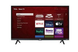 NEW TCL 32S327 32 Inch HD TV 1080P FHD LED Roku Smart TV - $137.18