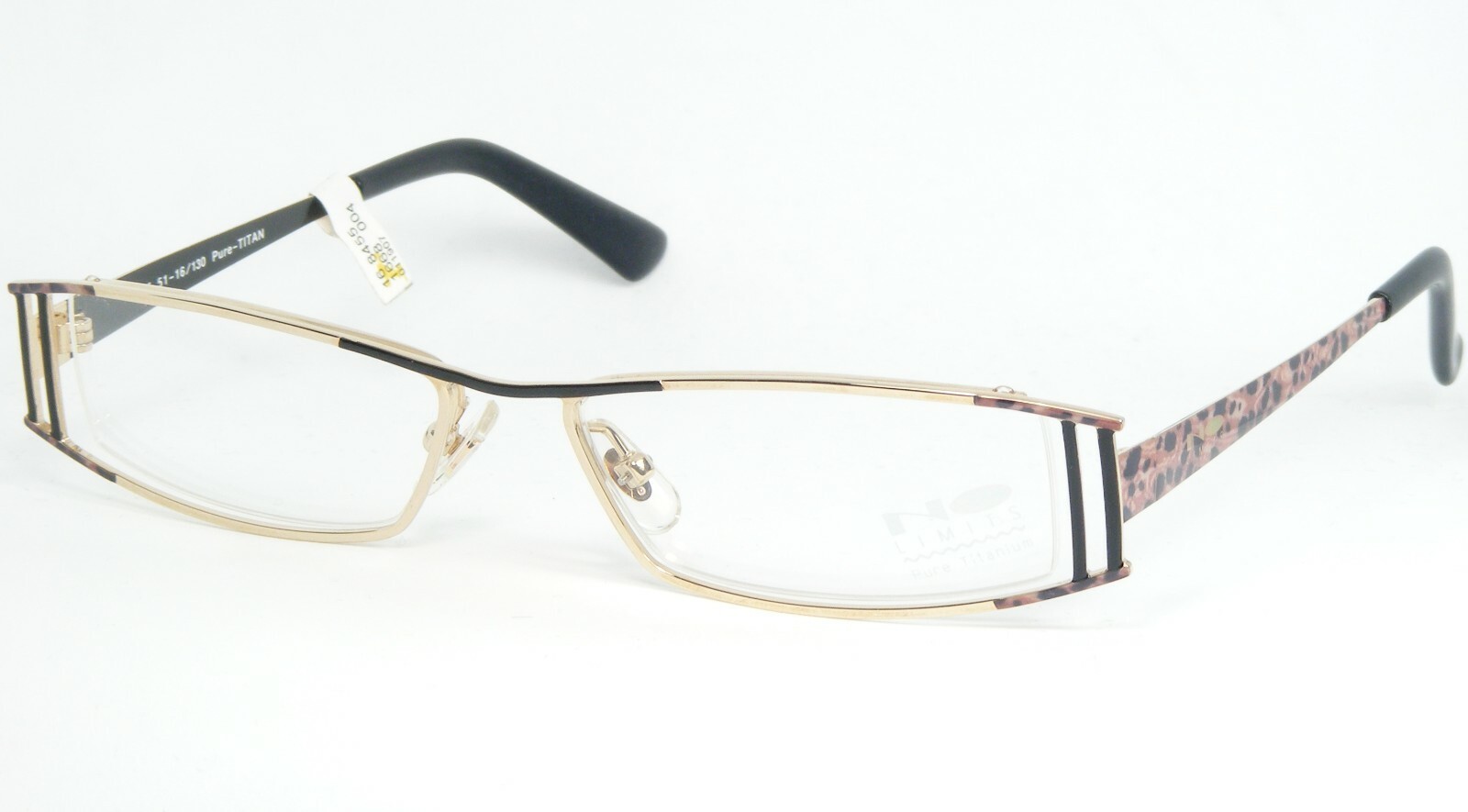 No Limits Da Ama 8455 004 Oro/Nero / Altri Occhiali Sole Montatura 51-16... - $66.31
