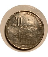 2003 Serbia 20 Dinara F  Nice Coin - $1.46