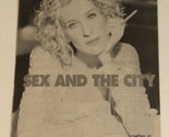 Sex And The City Tv Guide Print Ad Sarah Jessica Parker TPA9 - £4.65 GBP