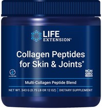 Life Extension Collagen Peptides for Skin &amp; Joints 12 Oz Jar - $26.73