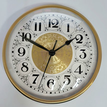 6&quot; Quartz Fit-Up Movement – Fancy Dial, Arabic Numbers- Clock Insert - M... - £18.55 GBP