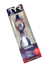 Tyr Kids Youth Swimple Usa Goggles Ages 3-10 Red, White And Blue - £4.61 GBP