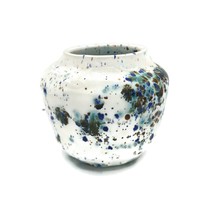Modern Ceramic Bud Vase For Flowers, Handmade Pottery Home Decor Abstract Pot - £66.62 GBP