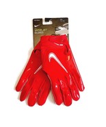 NIKE Vapor Jet 5.0 Durable Receiver Football Gloves Mens Size XXL Red White - $46.14