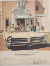 1965 Print Ad the &#39;65 Pontiac Bonneville Sports Coupe 325 Horsepower V8 ... - $20.68