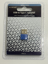 E- Circuit USB to Type C Adapter USB 2.0 Blue - $4.94