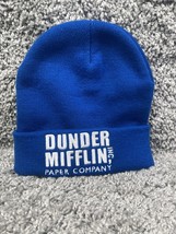 Men&#39;s Dunder Mifflin Beanie The Office Paper Company Blue One Size - £11.06 GBP