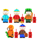 5Pcs South Park Minifigures Stan Cartman Kyle Broflovski Matt Stone Mini... - £16.46 GBP