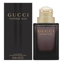 GUCCI INTENSE OUD * Gucci 3.0 oz / 90 ml Eau de Parfum Men Cologne Spray - £123.30 GBP