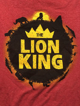 Disney The lion king Red T-shirt around the world safari size large - $11.87