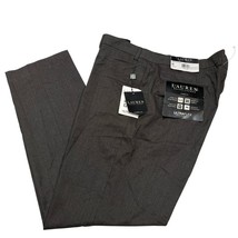 Lauren Ralph Lauren Dress Pants Mens 42x32 Brown Classic Fit UltraFlex S... - $37.08