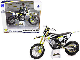 Husqvarna FC450 #21 Jason Anderson &quot;Rockstar Energy Drink&quot; 1/12 Diecast Motor... - £33.81 GBP